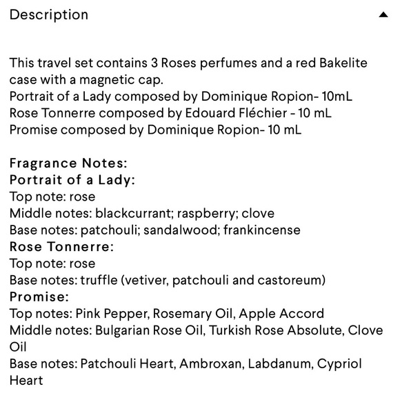 {Federic Malle} 🔷 3 rose travel set - Picture 2 of 7